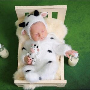 Adorable Cow Print Infant Costume